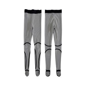 DELPHINE MURAT - WARRIOR TIGHTS - KNIT NET/METAL LYCRA - BEIGE/BLACK - S